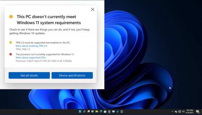 微软更新Windows 11最低系统需求 增加对部分旧处理器的支持