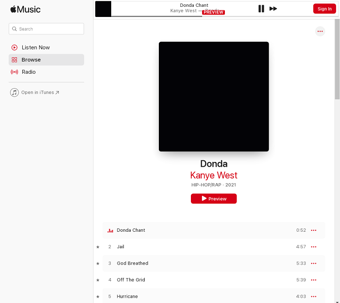 Kanye West新专辑《Donda》打破Apple Music首日播放量记录