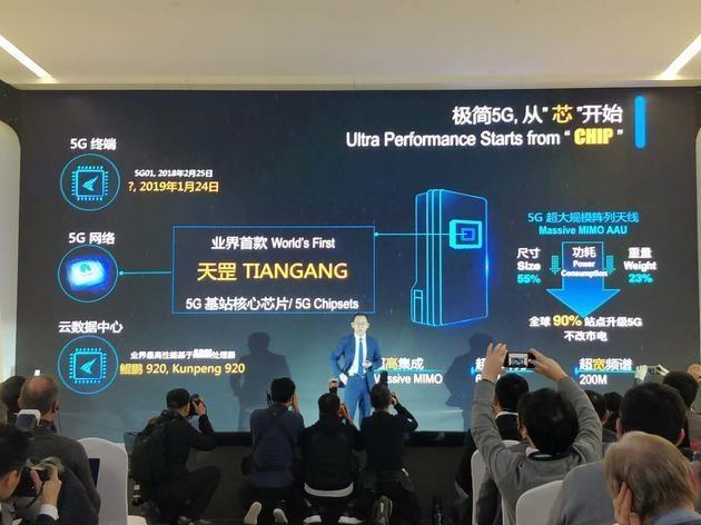 华为推出业界首款面向5G芯片：天罡芯片