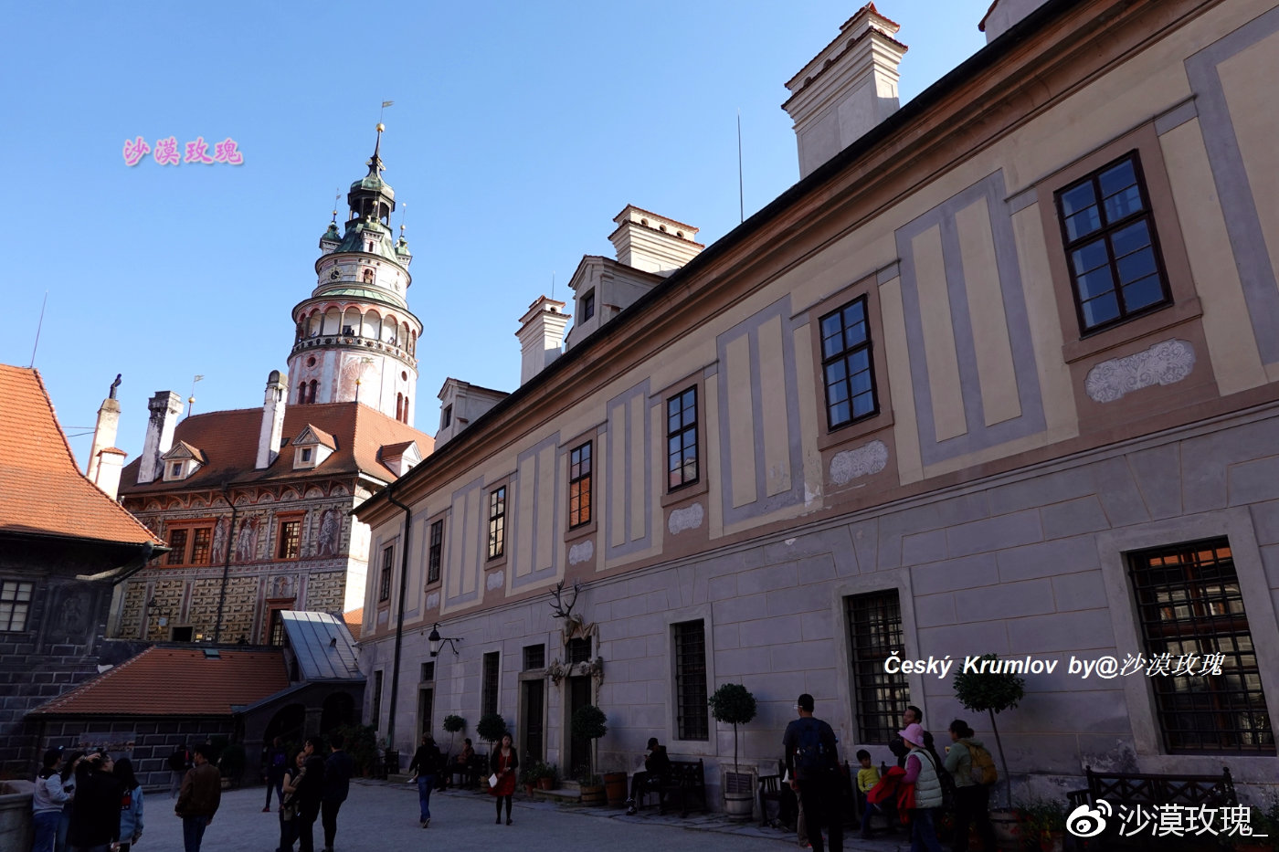 捷克最美小镇的这座城堡 真的素到了极致了
