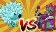 PVZ动画：会喷火的寒冰射手 VS 国王僵族部队