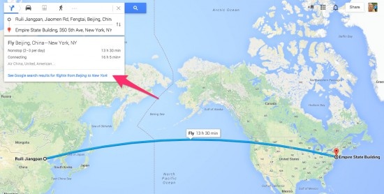 Google Maps 终于知道横跨太平洋可以坐飞机而不是游泳了