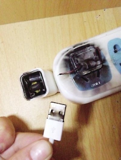 iPhone 5原装充电器爆炸 业内人提醒iPad和iphone勿混充