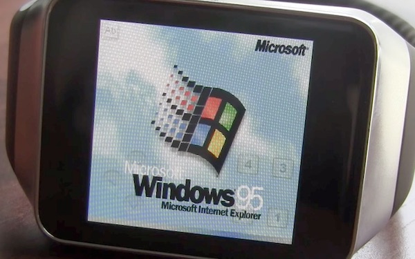 16岁的疯狂黑客把Windows 95装在手表上