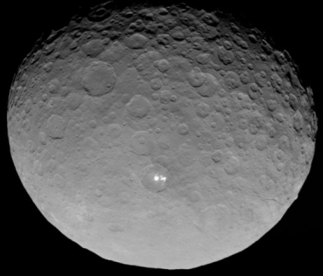 NASA黎明号探测器发回谷神星目前最清晰照片