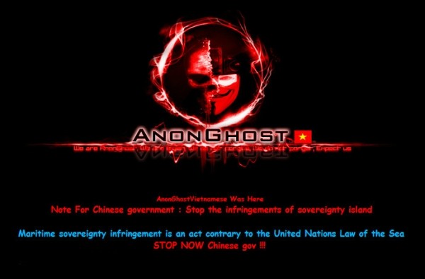 国际黑客组织“匿名者”全面侵华，全因不满中方南海岛礁建设？