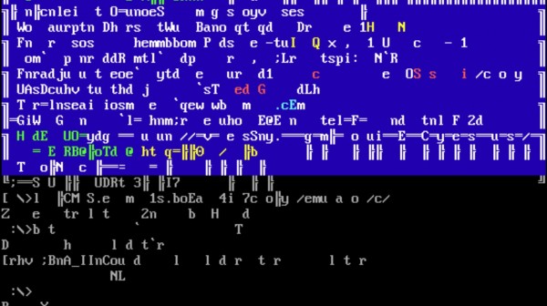 来看看当年的那些DOS病毒 比现在的病毒炫酷多了