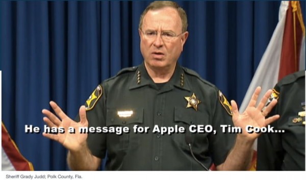 佛州警长威胁逮捕苹果CEO：我会把这个流氓关起来
