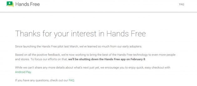 Google宣布关闭Hands Free，语音支付真是块“鸡肋”？