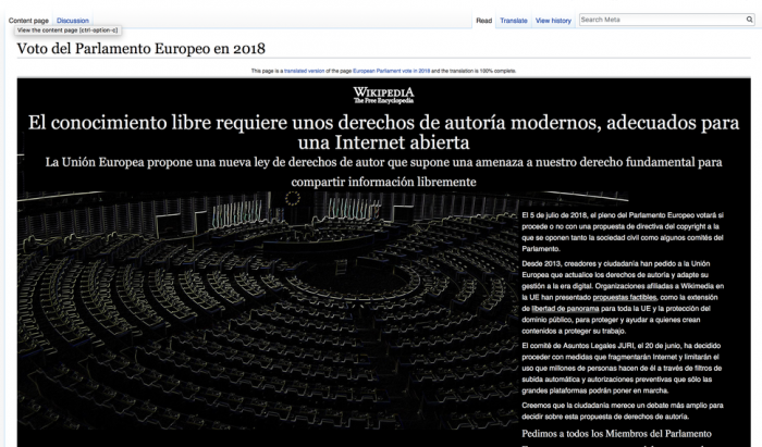维基媒体基金会警告称欧盟版权改革威胁互联网自由