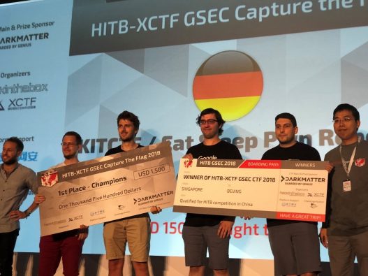 赛宁网安支持HITB-XCTF新加坡站，德国ESPR战队夺冠！