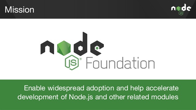 Node.js 基金会和JS基金会准备合并，你怎么看？